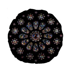 Photo Chartres Notre Dame Standard 15  Premium Flano Round Cushions by Bedest