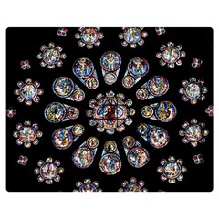 Photo Chartres Notre Dame Premium Plush Fleece Blanket (medium) by Bedest