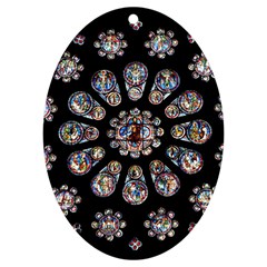 Photo Chartres Notre Dame Uv Print Acrylic Ornament Oval by Bedest