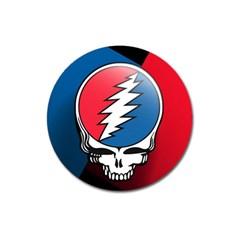 Grateful Dead Big Skull Magnet 3  (round)