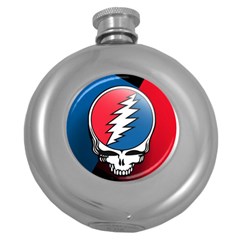 Grateful Dead Big Skull Round Hip Flask (5 Oz) by Bedest