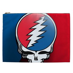 Grateful Dead Big Skull Cosmetic Bag (xxl) by Bedest