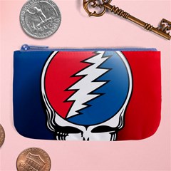 Grateful Dead Big Skull Large Coin Purse by Bedest