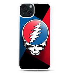 Grateful Dead Big Skull Iphone 15 Tpu Uv Print Case