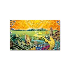 Grateful Dead Golden Road Sticker Rectangular (10 Pack) by Bedest