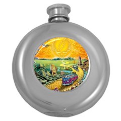 Grateful Dead Golden Road Round Hip Flask (5 Oz) by Bedest