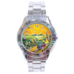 Grateful Dead Golden Road Stainless Steel Analogue Watch by Bedest