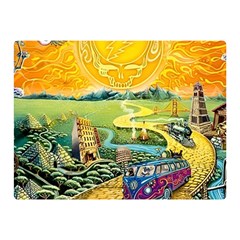 Grateful Dead Golden Road Two Sides Premium Plush Fleece Blanket (mini) by Bedest