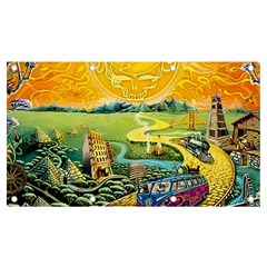 Grateful Dead Golden Road Banner And Sign 7  X 4  by Bedest