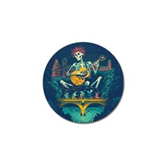 Grateful Dead Singing Skeleton Golf Ball Marker (4 Pack) by Bedest