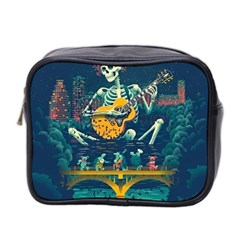 Grateful Dead Singing Skeleton Mini Toiletries Bag (two Sides) by Bedest