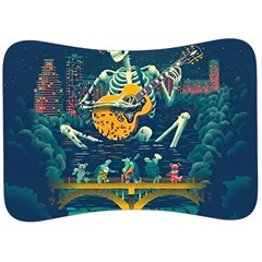 Grateful Dead Singing Skeleton Velour Seat Head Rest Cushion by Bedest