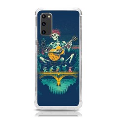 Grateful Dead Singing Skeleton Samsung Galaxy S20 6 2 Inch Tpu Uv Case by Bedest