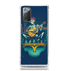 Grateful Dead Singing Skeleton Samsung Galaxy Note 20 Tpu Uv Case by Bedest