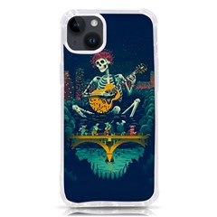 Grateful Dead Singing Skeleton Iphone 14 Plus Tpu Uv Print Case by Bedest