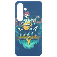 Grateful Dead Singing Skeleton Samsung Galaxy S24 6 2 Inch Black Tpu Uv Case by Bedest