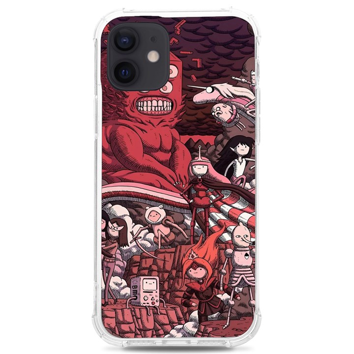 Adventure Time Cartoon iPhone 12/12 Pro TPU UV Print Case