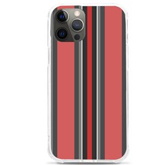 Altrosa Rosa Grau Streifen Iphone 12 Pro Max Tpu Uv Print Case by 2607694c