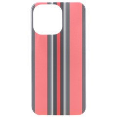 Altrosa Rosa Grau Streifen Iphone 15 Pro Max Black Uv Print Pc Hardshell Case by 2607694c