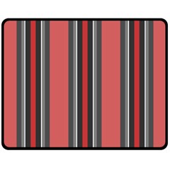 Dunkelrot4 Rosa Grau Streifen Dunkelrot3 Fleece Blanket (medium) by 2607694c