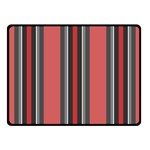 Dunkelrot4 Rosa Grau Streifen Dunkelrot3 Fleece Blanket (Small) 50 x40  Blanket Front