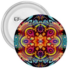 Gelb Floral 3  Buttons by 2607694c