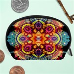 Gelb floral Accessory Pouch (Large) Front