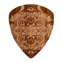 Gelb Floral Wood Guitar Pick (set Of 10) by 2607694c