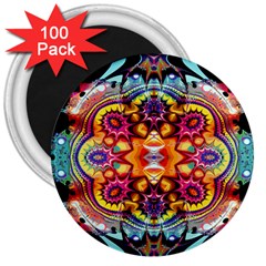 Abstrakte Blume 3  Magnets (100 Pack) by 2607694c