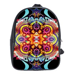 Abstrakte Blume School Bag (large) by 2607694c