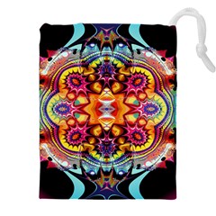 Abstrakte Blume Drawstring Pouch (4xl) by 2607694c