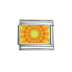 Sunshine Sunny Sun Abstract Yellow Italian Charm (9mm) by Ravend