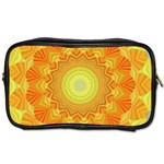 Sunshine Sunny Sun Abstract Yellow Toiletries Bag (Two Sides) Front