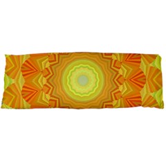 Sunshine Sunny Sun Abstract Yellow Body Pillow Case Dakimakura (two Sides) by Ravend