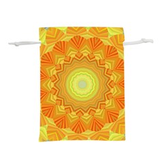 Sunshine Sunny Sun Abstract Yellow Lightweight Drawstring Pouch (s) by Ravend