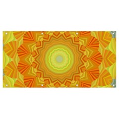 Sunshine Sunny Sun Abstract Yellow Banner And Sign 8  X 4  by Ravend