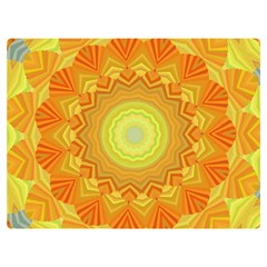 Sunshine Sunny Sun Abstract Yellow Two Sides Premium Plush Fleece Blanket (baby Size) by Ravend