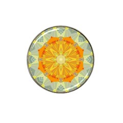 Sunshine Sunny Sun Abstract Yellow Hat Clip Ball Marker (10 Pack) by Ravend