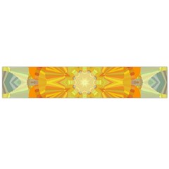 Sunshine Sunny Sun Abstract Yellow Large Premium Plush Fleece Scarf 