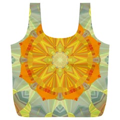 Sunshine Sunny Sun Abstract Yellow Full Print Recycle Bag (xxxl)