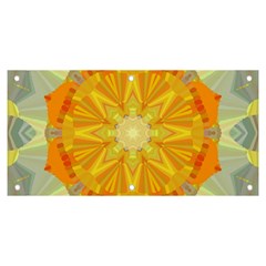 Sunshine Sunny Sun Abstract Yellow Banner And Sign 6  X 3  by Ravend