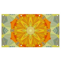 Sunshine Sunny Sun Abstract Yellow Banner And Sign 7  X 4  by Ravend