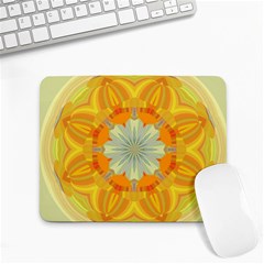 Sunshine Sunny Sun Abstract Yellow Small Mousepad by Ravend