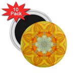 Sunshine Sunny Sun Abstract Yellow 2.25  Magnets (10 pack)  Front