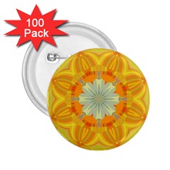 Sunshine Sunny Sun Abstract Yellow 2 25  Buttons (100 Pack)  by Ravend