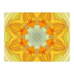 Sunshine Sunny Sun Abstract Yellow Two Sides Premium Plush Fleece Blanket (Mini) 35 x27  Blanket Front