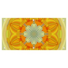 Sunshine Sunny Sun Abstract Yellow Banner And Sign 6  X 3  by Ravend