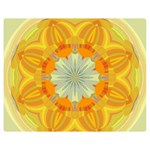 Sunshine Sunny Sun Abstract Yellow Premium Plush Fleece Blanket (Medium) 60 x50  Blanket Front