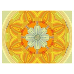 Sunshine Sunny Sun Abstract Yellow Premium Plush Fleece Blanket (extra Small) by Ravend