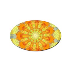 Sunshine-sunny-sun-abstract-yellow - Sticker Oval (100 Pack) by Ravend